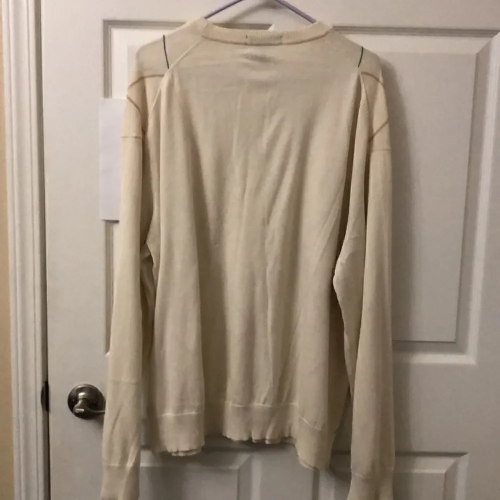 J. Ferrar diamond pattern mens crew neck pullover size XXL